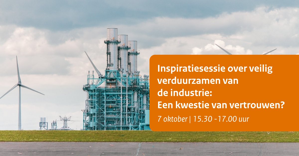 TSEnergie's tweet photo. @RVO_Nederland en @TSEnergie Digitalisering organiseren een #inspiratiesessie over veilig #verduurzamen van de #industrie. Ga in gesprek met experts en deel je visie. Meld je gratis aan via de volgende link! ⤵️
https://t.co/Hh9UHaNacu https://t.co/WQXzWTCLRU