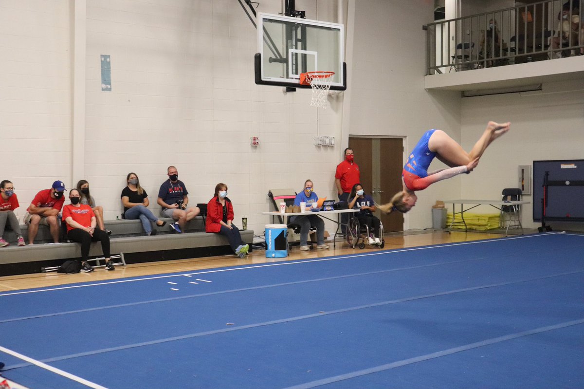 Olathe North wins the Eagle Invite with a new team school record of 109.15 🦅🤸🏼‍♀️