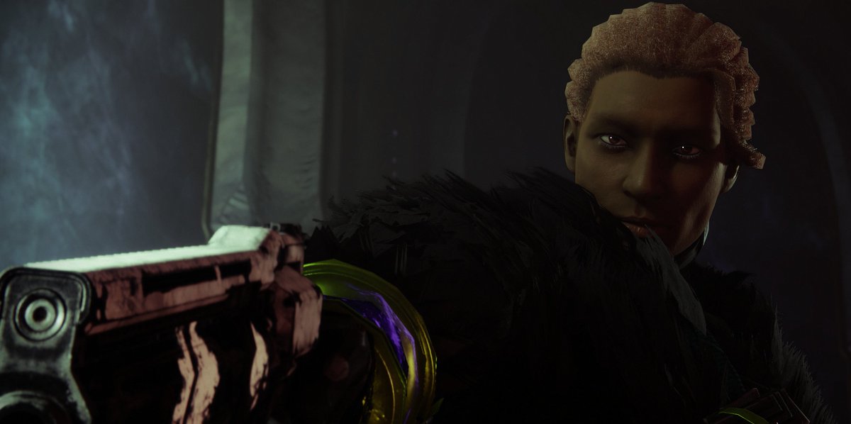 Made my warlock in Fallout 4. Or tried to anyway. Got a brainworm about a Destiny/Fallout AU so I spent this whole weekend modding. Destiny 2: Forsaken screenshot for comparison