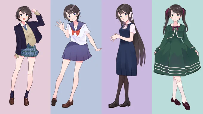 今月もスバルちゃん多めでした。 #今月描いた絵を晒そう 