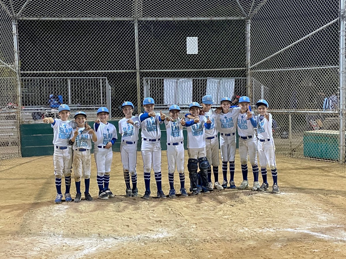 Congratulations to the 11U San Diego Saints going 5-0 in the Grand Slam 4 Mitchell Tournament - 11U Champions ⚾️ 🙏 🏆 #MitchellThorpFoundation