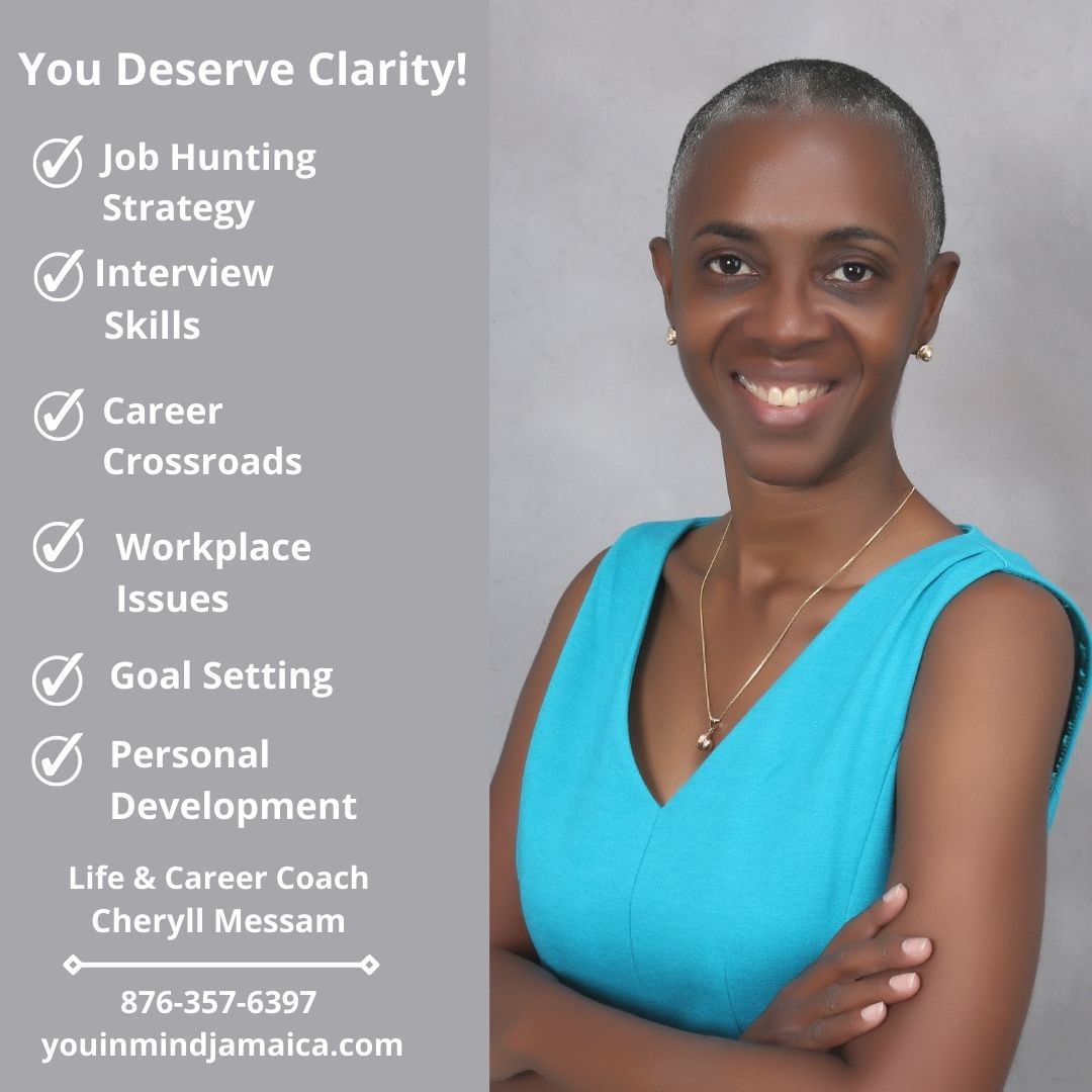 You deserve clarity!

Call Us Today!
876-357-6397
cheryll@youinmindjamaica.com 
youinmindjamaica.com/life-coaching-…

#career #careercoaching #careercoach #careercrossroads #careerselection #workplaceissues #Jamaica