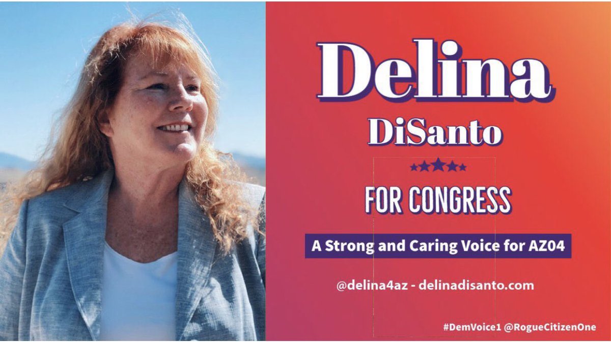 angie_keathly's tweet photo. Delina DiSanto has been endorsed by Mark Hamill. The force is with her campaign!

Let’s overthrow Gosar &amp; restore democracy back to the galaxy &amp; our country.

@delina4az will work for #AZ04 and keep our House blue.

#DemVoice1
https://t.co/yDmvnspRLr
