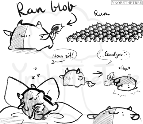 TheYnobe's tweet photo. we got some ranblob (the first one was done awile ago but i still like it) :) https://t.co/CPTCWDLICw