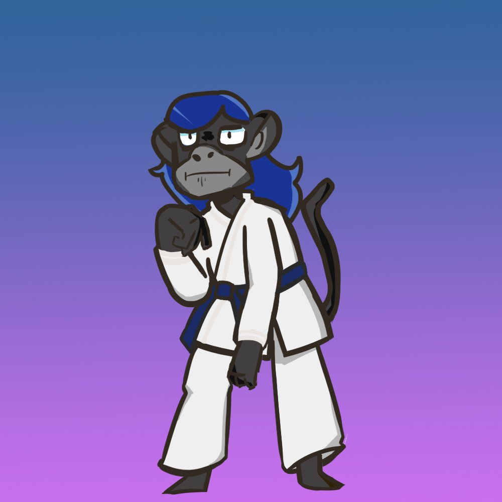 JamiesonGGDC's tweet photo. Minted myself some crazy rare monkeys. The art and the poses remind of 70's karate flicks. That can't be a bad thing. ๐ Thanks for the drop @MonkeyADA_io #monkeyada #enterthedragon #blackbeltjones #CNFT #CardanoCommunity https://t.co/IYYZqImL2s