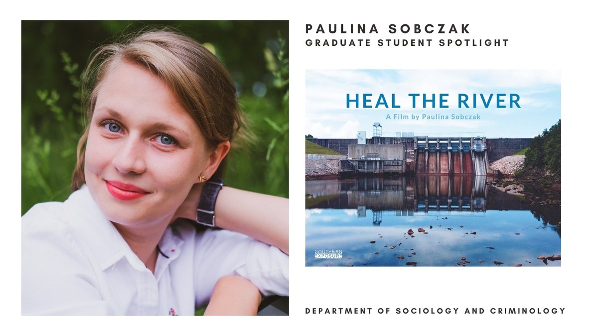 Paulina Sobczak, one of our MA students was awarded the Southern Exposure film fellowship in Alabama, where she made a documentary film Heal the River. See her film during the FREE virtual premiere screening on September 30, 6-8 pm. Read more and register alabamarivers.org/se_2021