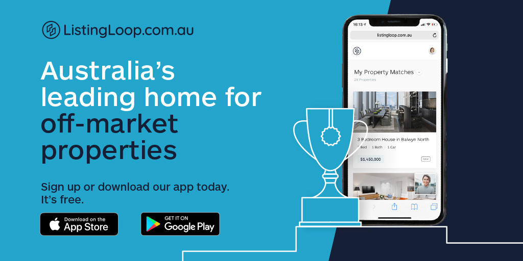 ListingLoop's tweet image. Listing Loop is Australia’s leading home 🏡 for off-market properties. They’re like secret 🤐 properties for sale because they aren’t always advertised. Properties are protected behind a login so you must sign up for free to see them: bit.ly/3D2GGJx