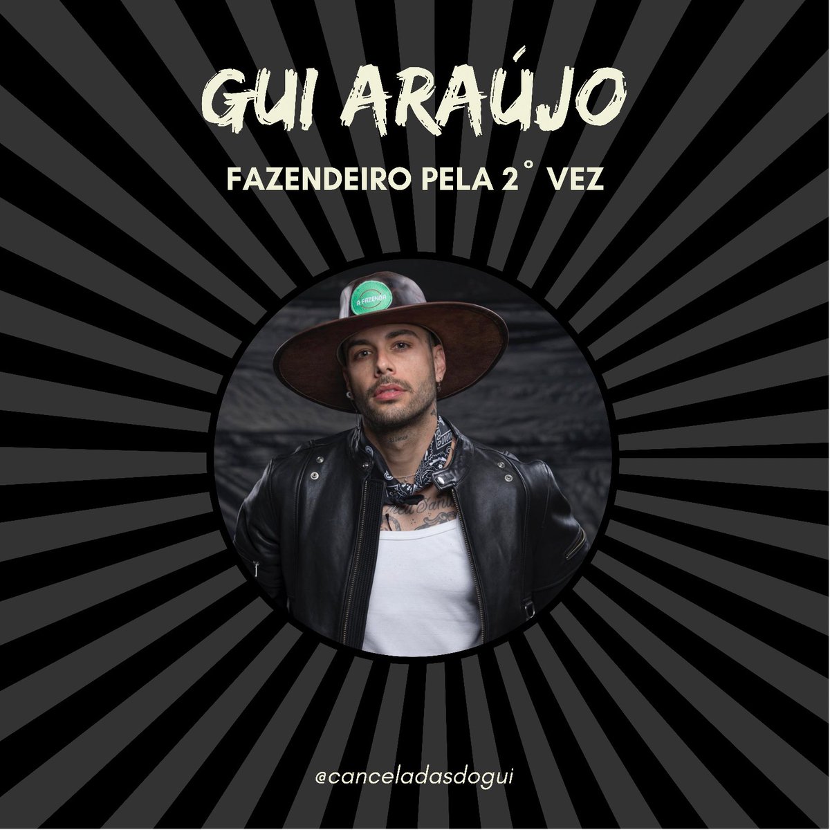 canceladasdogui's tweet photo. Avisa que o papi tá on!! Gui ganhou a prova do fazendeiro pela segunda vez consecutiva!! ELE MERECE 🙏🏻🤠 #TeamGui https://t.co/Ltv6t4gJJA