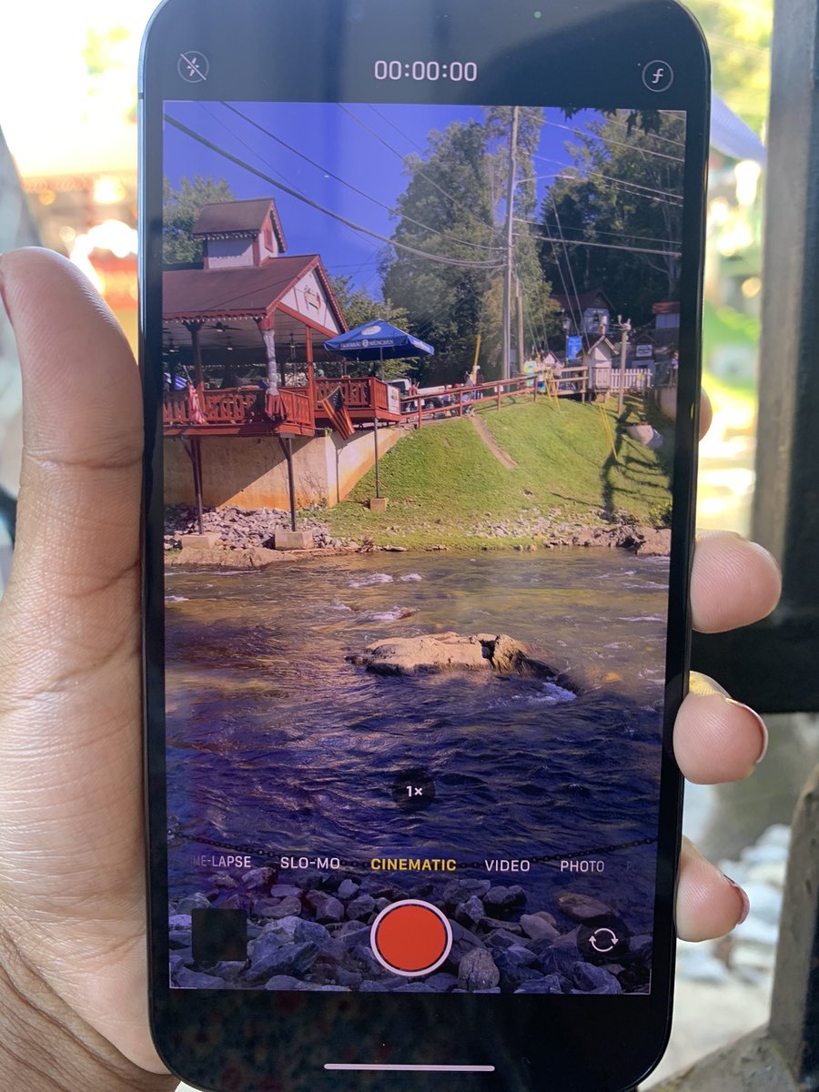 iPhone 13 Pro Max! Those lenses are almost as big as my thumb! Lol. 
Also managed to click the most talked about feature this year. Will post a video soon in Cinematic mode. #iPhone13ProMax <a href="/Apple/">Apple</a>