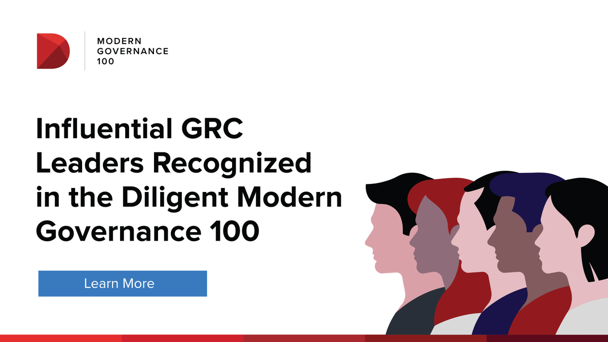 GRC leaders, meet the Modern Governance 100 and learn how you can partner with Diligent to drive purpose-driven transformation at your organization like them. info.diligent.com/influential-gr… #MG100