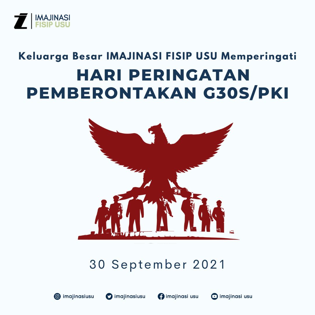Doa untuk pahlawan Revolusi, korban dari kebiadaban pemberontakan PKI. Selamat memperingati G30S PKI.

Salam IMAJINASI!