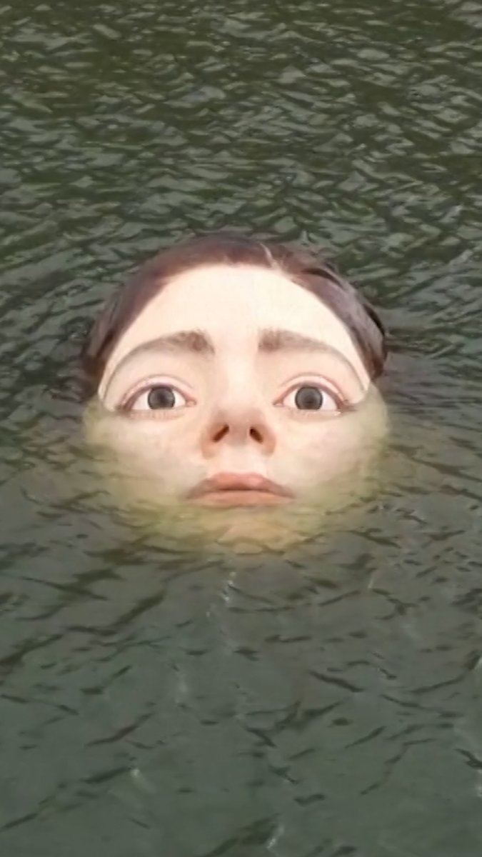 DW News on Twitter "This 'drowning girl' statue is causing a stir