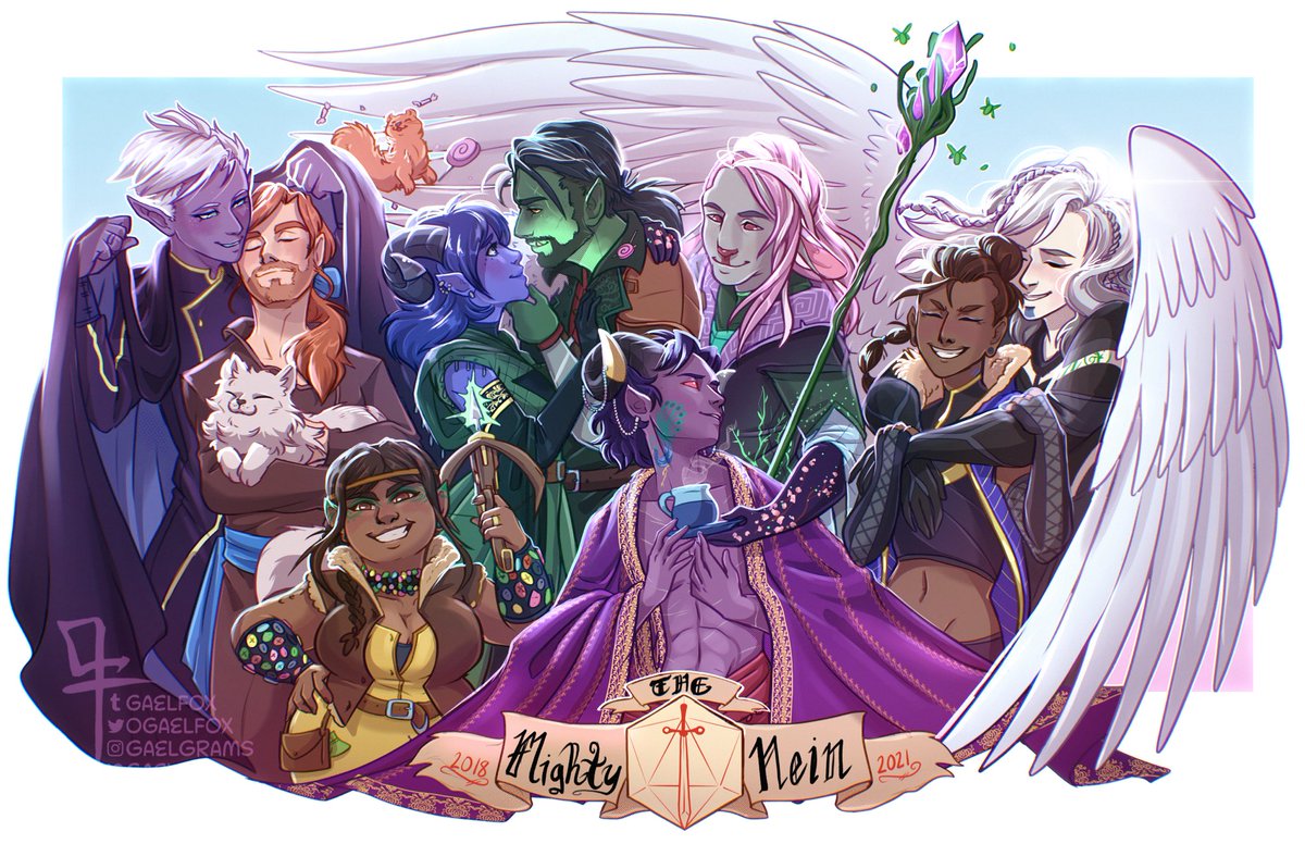 Oh, #criticalrole is trending? Here, have some favorites #criticalrolefanart ✨ 