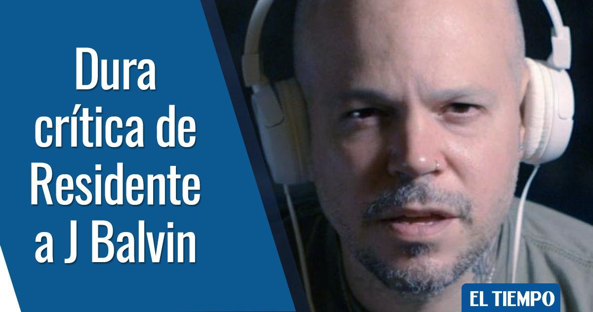 'Tu música es como un carrito de hot dogs': esta fue la crítica de Residente a J Balvin → eltiempo.com/cultura/gente/…