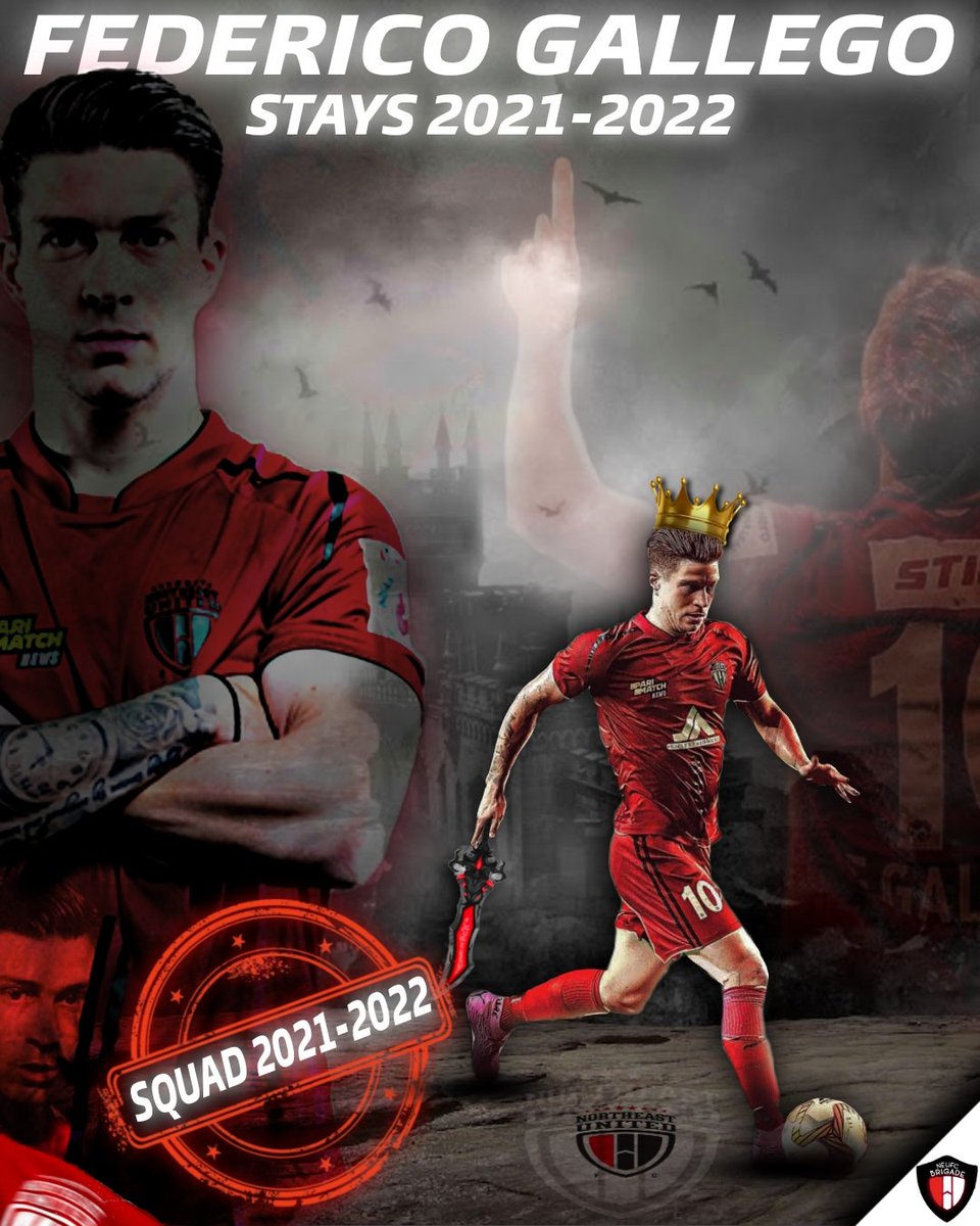 KING never leaves his Kingdom 🇺🇾👑🤩

Fede Gallego extends his contract with NEUFC for one more year 🙌🤩 [ <a href="/NEUtdFC/">NorthEast United FC</a> <a href="/Fedegallego/">Fede Gallego⚽</a> ] 

📸 <a href="/Fedegallego/">Fede Gallego⚽</a> 🇺🇾👑✈️🇮🇳
.
.
🚨FOR MORE UPDATES ON #NEUTD
FOLLOW <a href="/NeufcBrigade/">NEUFC BRIGADE × NEUTD</a>