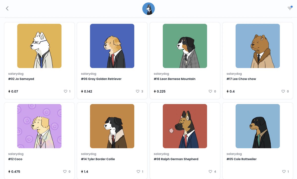 zkystudio_nft's tweet photo. some salarydogs are now available on secondary sale !
Next drop on MONDAY 4 OCT 🐶🐶🐶🐶🐶🐶
thank you for supporting salarydog ! 

#salarydog https://t.co/tAnAY2lGgb