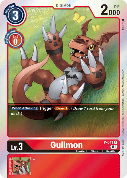 DDDTcg's tweet photo. DTCG English Double Diamond Dash Pack Promo! Gabumon is so fluffyyyyy!

#Digimon 
#TradingCardGame 
#BT6
#DashPack https://t.co/gnsBJGC9zI