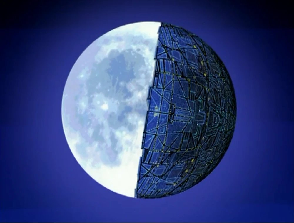Shadow_Hegehog's tweet photo. Parts of Sonic X are canon to the videogames' story, as stated by members of Sonic Team themselves. Sonic X represented their 'idealised' lore of Sonic, bar some exceptions like Two Worlds one ARK. 

Cosmo existed, and Eggman 'repaired' half of the moon. https://t.co/kRo5rHD4NN
