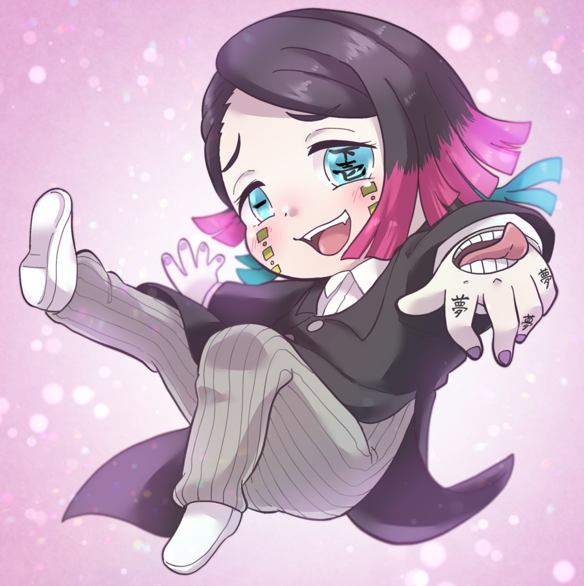 鬼滅の刃 お眠りィ 鬼滅の刃 魘夢 デルタのイラスト