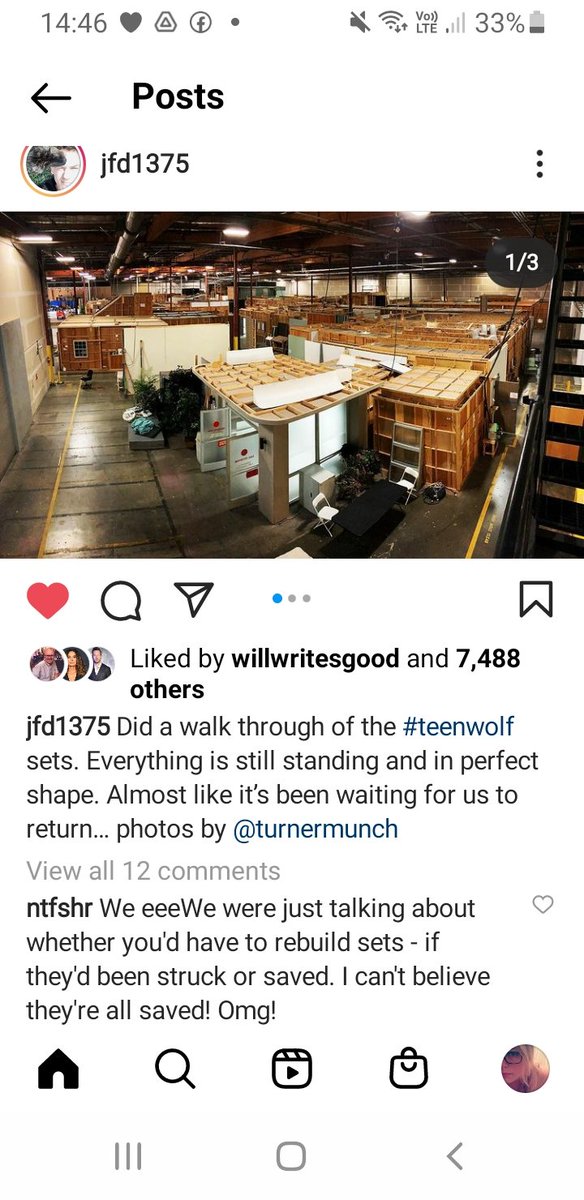 "Did a walk through of the #teenwolf sets. Everything is still standing and in perfect shape. Almost like it's been waiting for us to return... photos by <a href="/turnermunch/">Turner Munch</a>" - from Jeff Davis, via instagram instagram.com/p/CUbkaJIr_94/