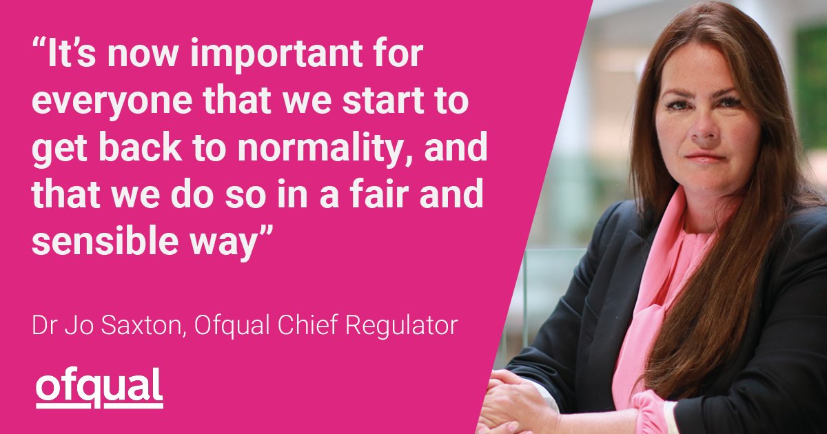 Ofqual tweet media