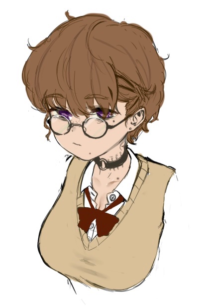 こいつは没デカちゃん、雰囲気としてはこっちの方が近いのでその内貧乳にしてちゃんと描くかも 