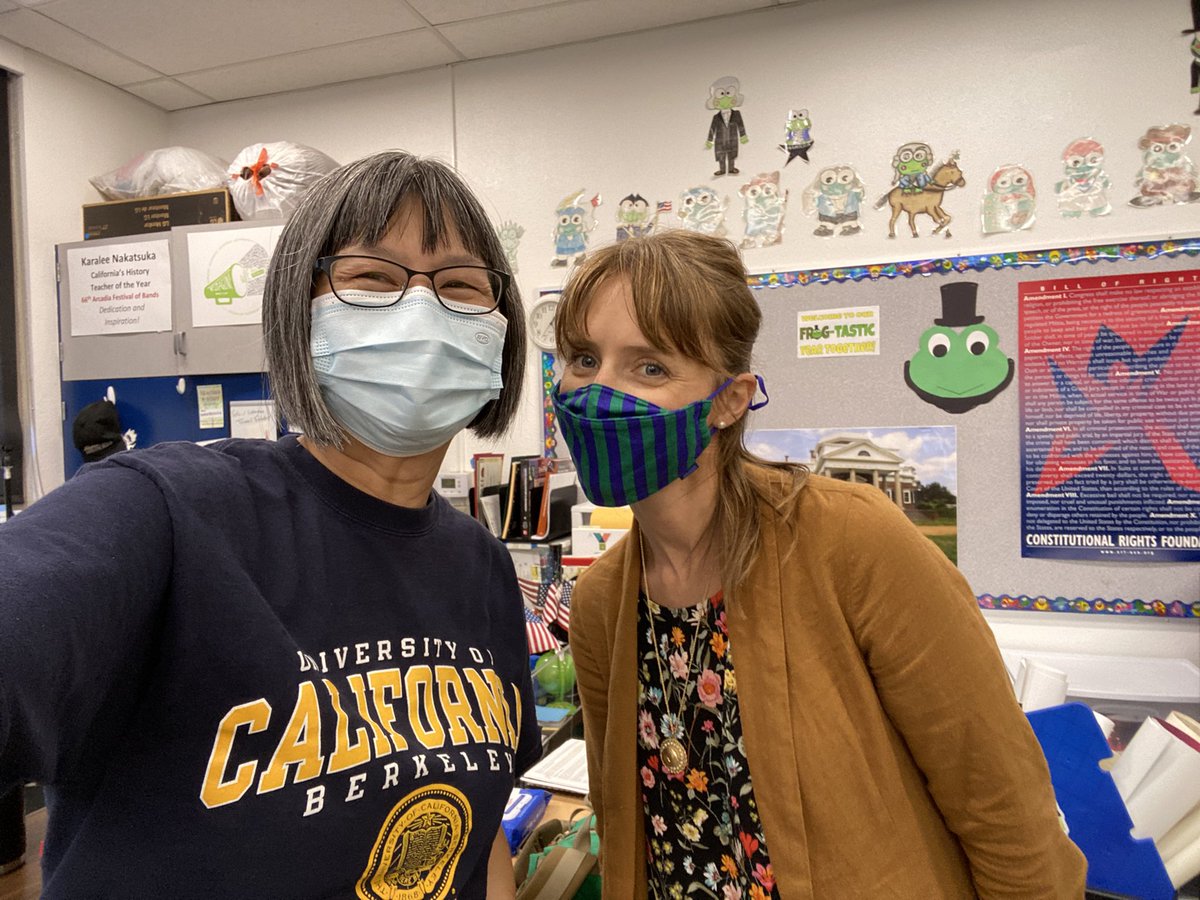 HistoryFrog's tweet image. It’s always a joy to collaborate with @ArcadiaUnified instructional coach @ausd_jgreen @FirstAveMS #BetterTogether #FAcollab