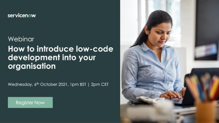 lboehm1's tweet photo. Join next week's webinar to understand how to set an ambitious but realistic space to begin your #LowCode journey. Register today: https://t.co/Fw5bCb7SNI #NowCreators https://t.co/3r48RA5v5S