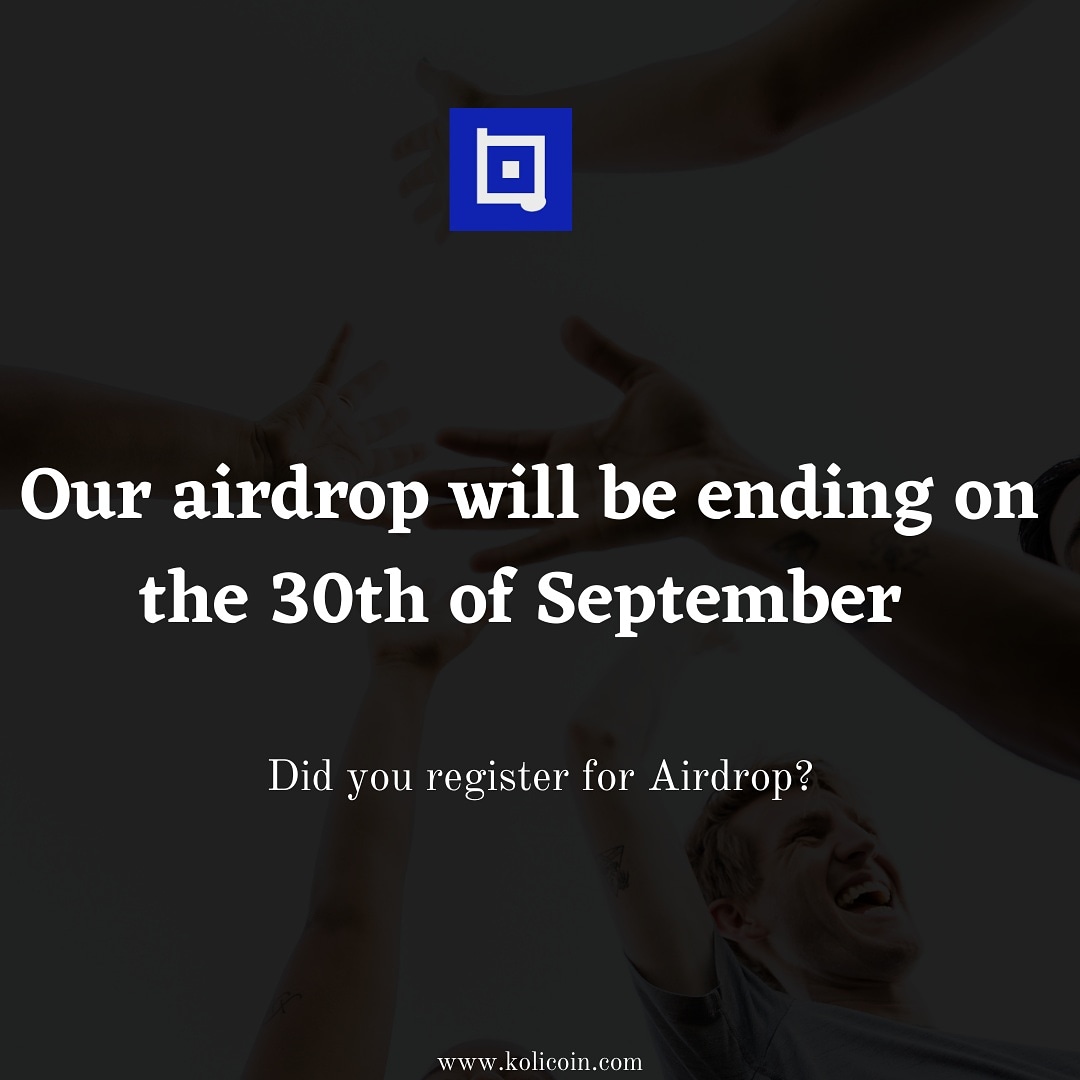 Kolicoinltd's tweet photo. Did you register for Airdrop? https://t.co/W6TRKUAO4g