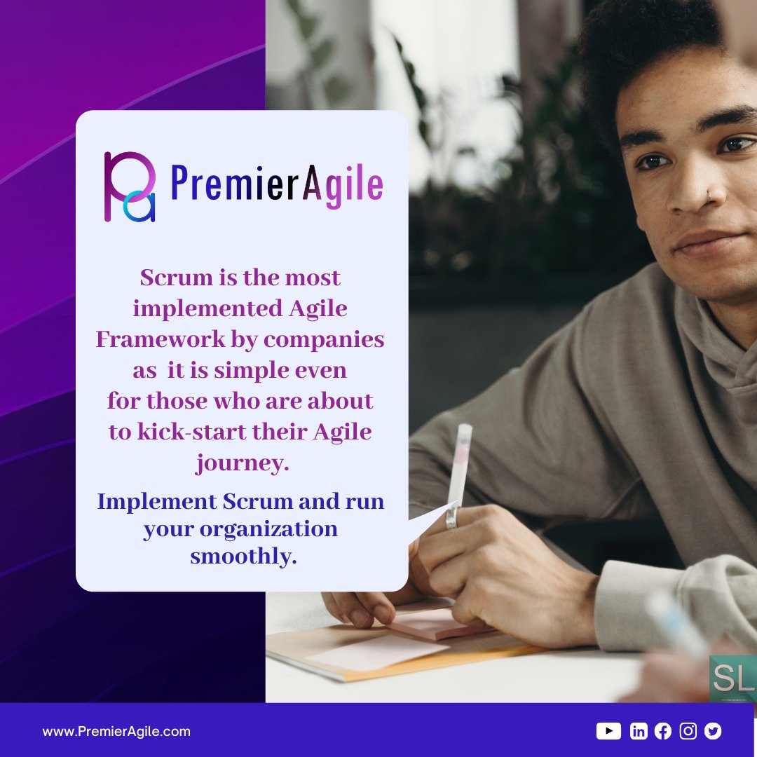 PremierAgile's tweet photo. Ready to give your business a boost?
If yes then, enroll for our scrum Alliance flagship certification to transform your traditional business into an Agile organization.
#scrumagilecertification #scrumteam
#scrumagilemindset #scrummaster #scrummasters #scrumagileprogram #scrum https://t.co/TakivOFwR4