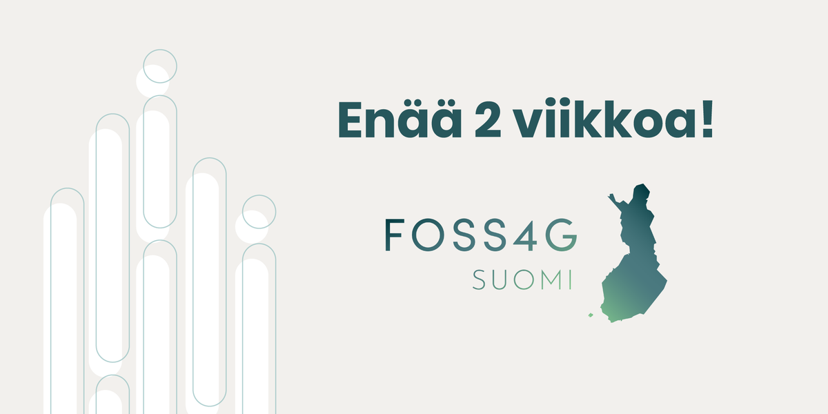 foss4gfi's tweet photo. FOSS4G Suomi lähestyy kovaa vauhtia - enää kaksi viikkoa ja sitten päästäänkin jo saman katon alle! 🙌 Tapahtumaan on saatu jälleen kova kattaus puhujia, jotka lähestyvät FOSS4G:tä eri näkökulmista. Tutustu ohjelmaan kotisivuillamme! https://t.co/OUNa2q3qtp #foss4gfi #foss4gsuomi https://t.co/TMjWpQcIKg