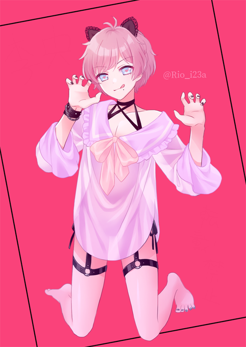 💕🐈‍⬛💕
#オリキャラ 