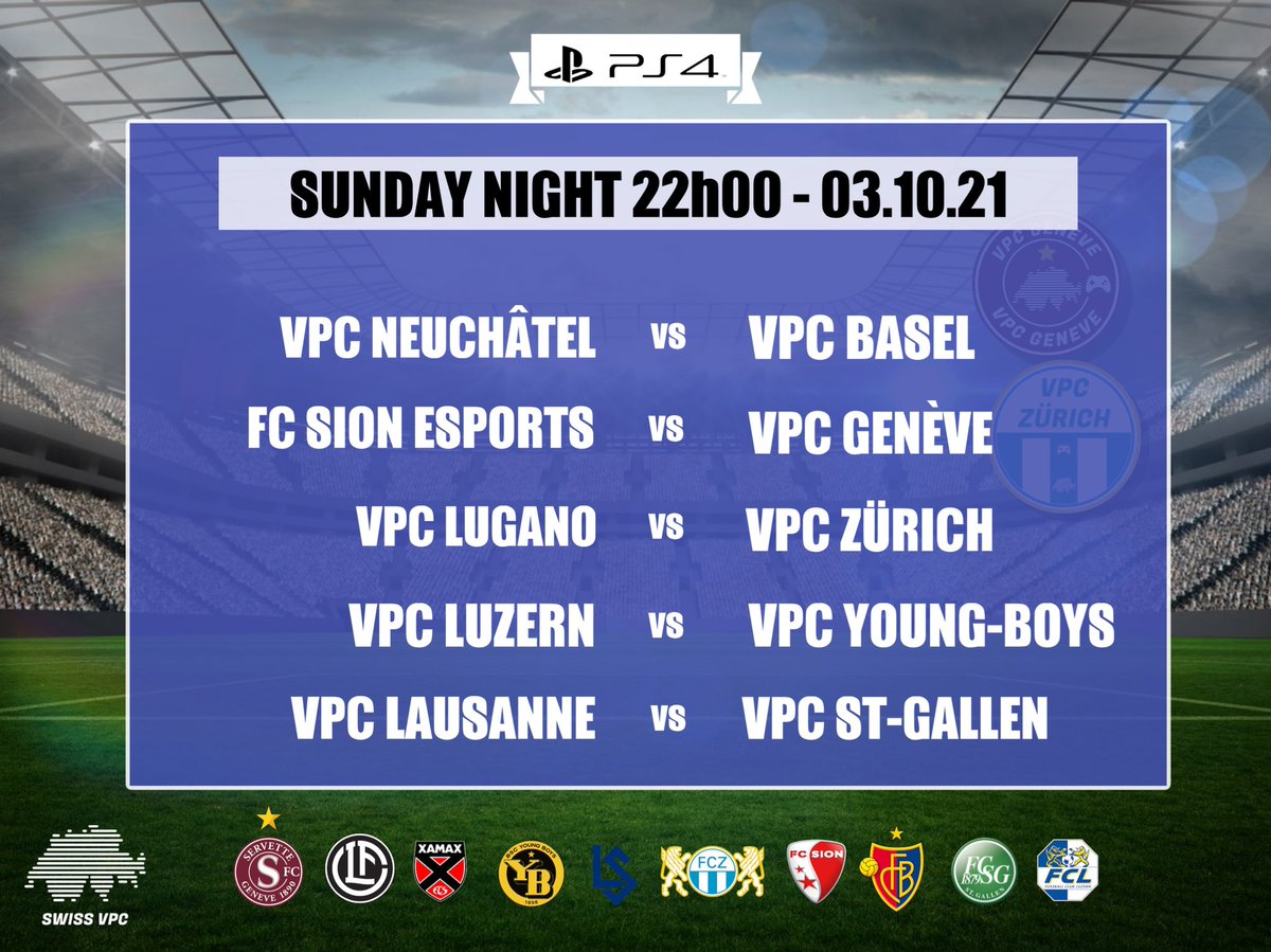 ⚠️SUNDAY NIGHT ⚠️
#swiss #Virtual #pro #league