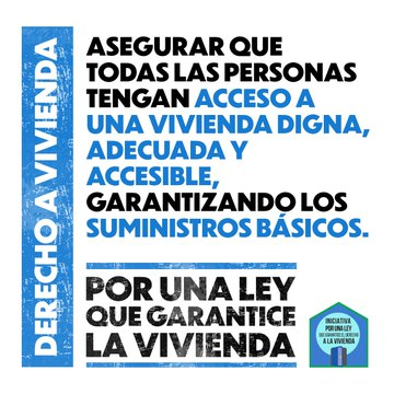 El PSOE llegó al Gobierno diciendo que aprobaría una Ley de Vivienda y regularía los alquileres, pero no ha hecho nada.

Por eso hoy registramos una Ley de Vivienda elaborada y respaldada por la sociedad civil.

El PSOE tiene que elegir de qué lado está.
#LeyDerechoVivienda