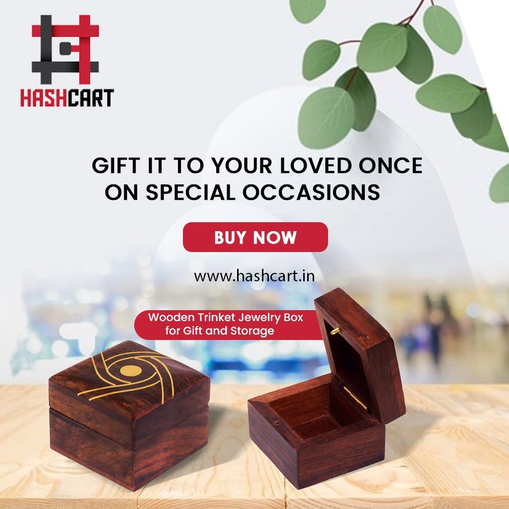 hashcartin's tweet photo. Hashcart presents the most beautiful wooden trinket jewellery box for the gift in which you can store your favourite jewellery. Hashcart brings a wide range of home decor items. Buy now and make your home artful and beautiful.
Visit: https://t.co/m19bSBSzbO https://t.co/BP50F9MHQ1
