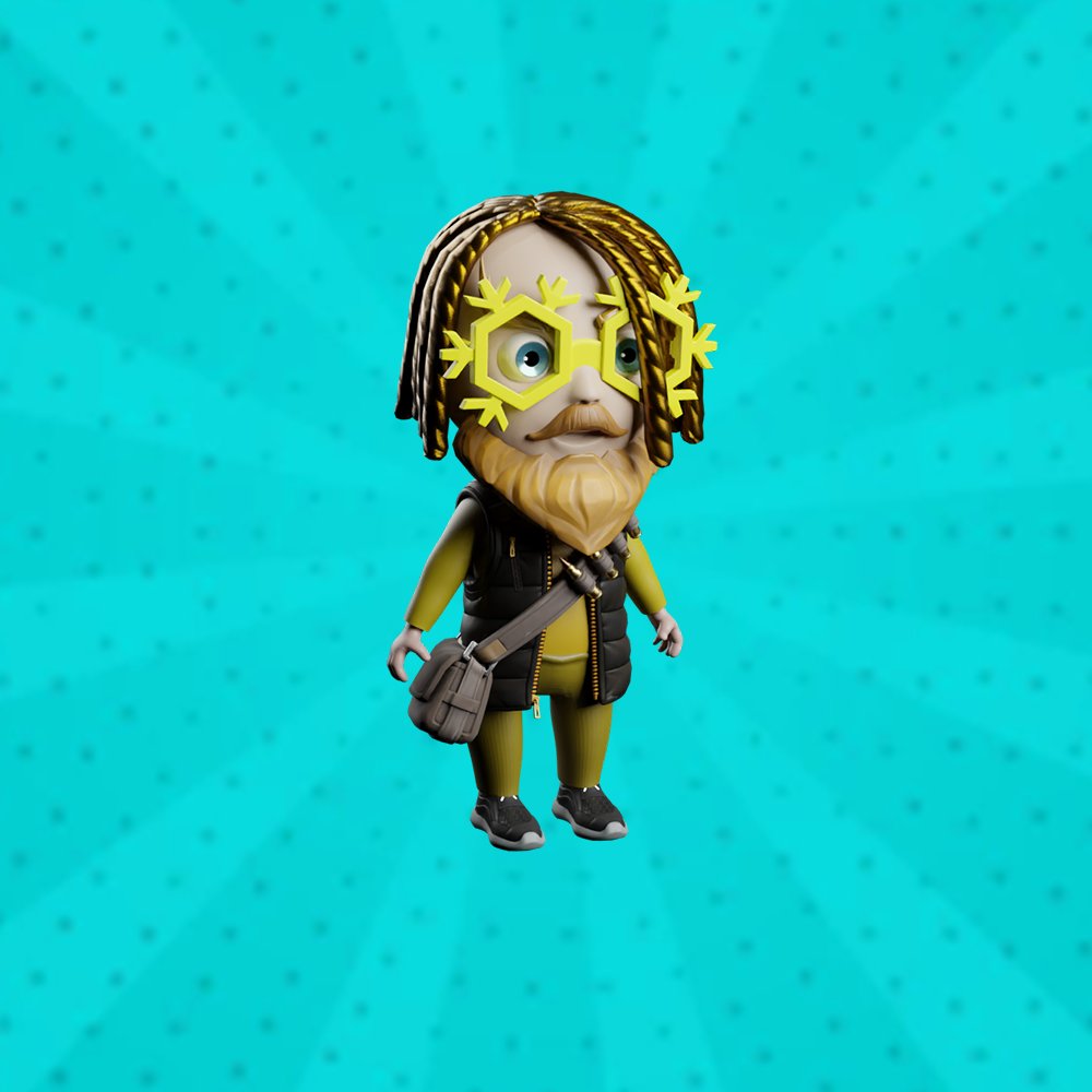 Here is my revealed <a href="/badboy_floor/">Bad Boy On The Floor</a>. Look at this sunflower guy, hah, so cheerful guy making me smile each time I'm looking at. 🌻

Project has lot of giveaways upcoming, 3d NFTs merch, <a href="/TheSandboxGame/">The Sandbox</a> land buy and metaverse fight game.

Join discord.gg/zypsyhCBgX

#NFTCommunity