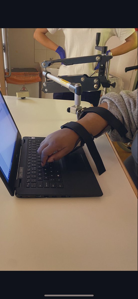 Goal: To return to the office
#NeuroRehab <a href="/RFL_NRC/">RFNeuroRehabCentre</a> <a href="/niamhflats/">Niamh O' Flaherty</a>  <a href="/Saeboinc/">Saebo, Inc.</a> 🧠