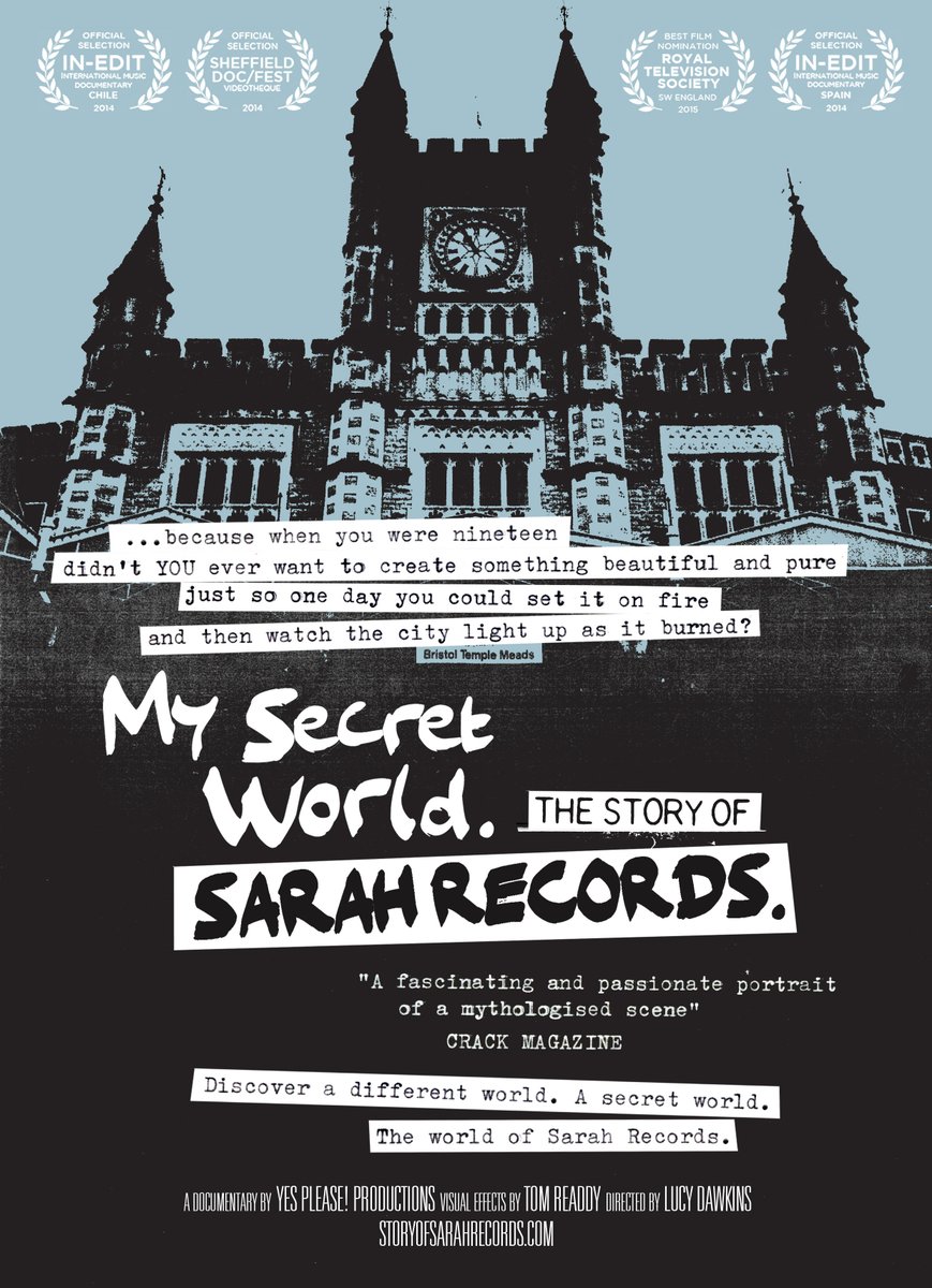britculturejp's tweet image. ブリストルで1987年から95年まで活動していたレーベル、サラ・レコーズの軌跡を追ったドキュメンタリー映画『マイ・シークレット・ワールド』が11月14日（日）に上映！ 1度限りの上映ですので、お見逃しなく bcij.jp/ctg/film/10449… 🇬🇧