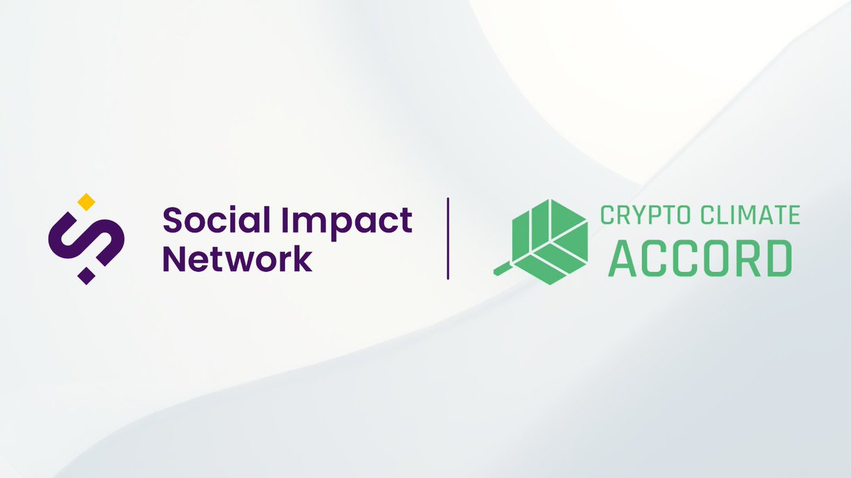 We joined <a href="/CryptoClimAcc/">Crypto Climate Accord</a>, a community of 100+ supporters from across the #crypto, #energy, #climate sectors that are building #opensource digital tools to #MakeCryptoGreen together.