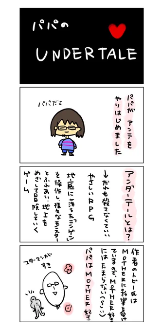 ※ネタバレ要注意
旦那にアンテをやってもらう話① 
#undertale 