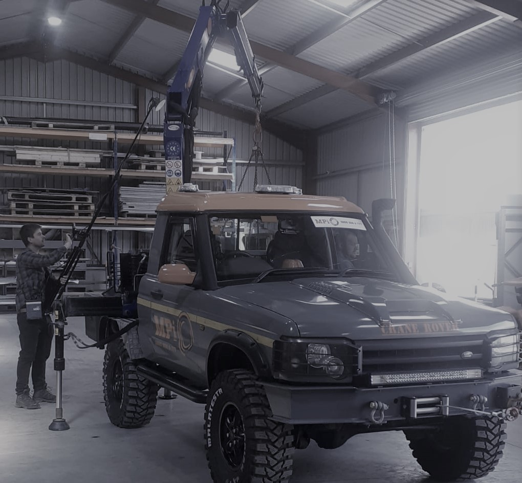 Throw back Thursday, Fantastic behind the scene's shot of our Landrover owners magazine shoot. 
The Crane Rover is a thing of beauty-Perfect for reaching those sites with difficult access.
#cranerover #installation #security #manufacturing #lifting #lro #accesscovers #steeldoors