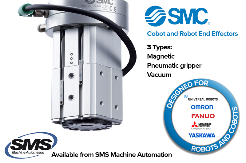 Get clued up on cobot end effectors for UR UniversalRobots, Omron, Fanuc, Mitsubishi, Yaskawa.

Find out more at the link or contact us with your requirements.

automation.co.uk/smc-cobot-grip…

#robots #cobots #grippers #plugandplay #robotics