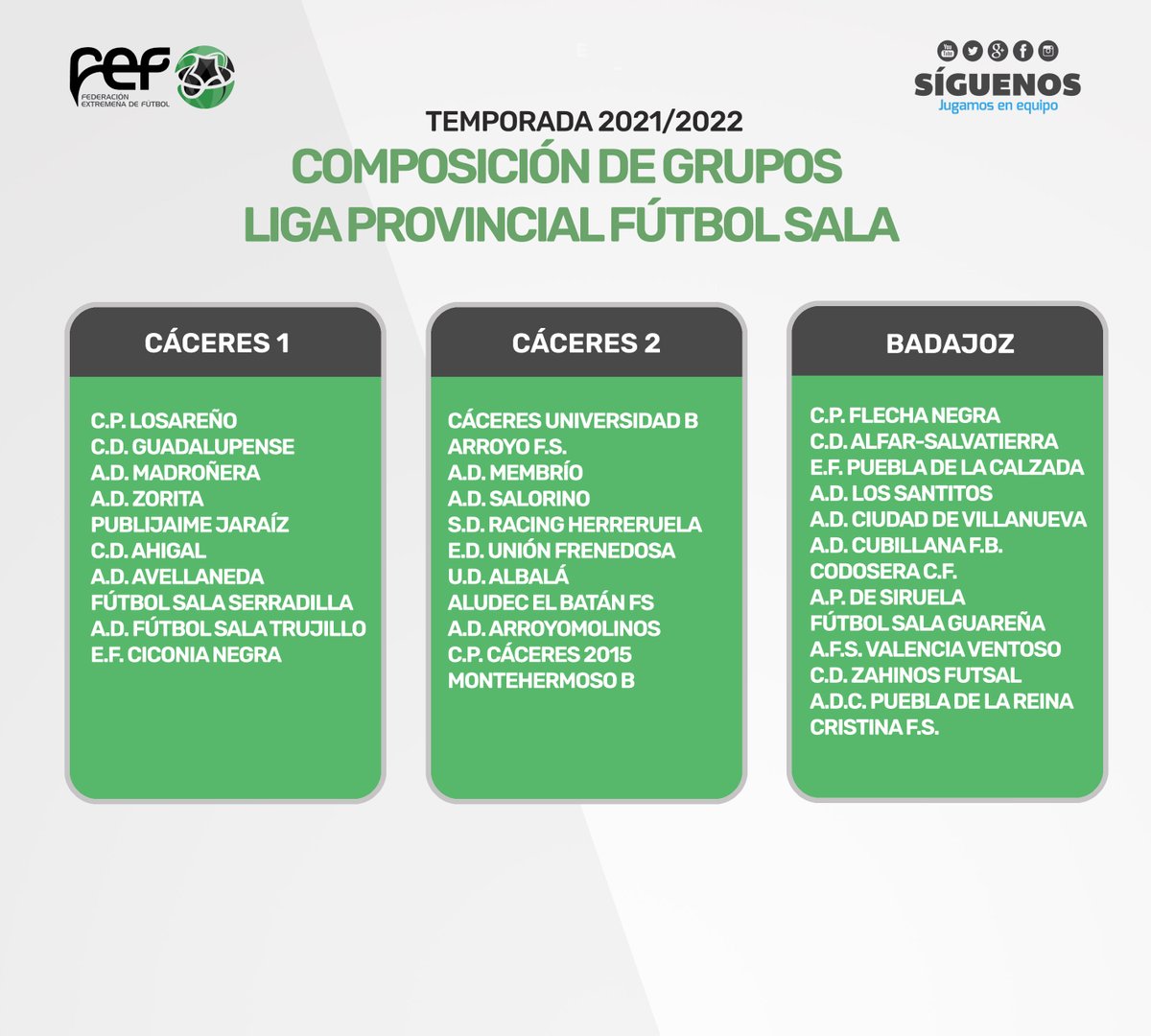 🥎#FútbolSala | 📌Ya disponibles en la INTRANET federativa los 📅CALENDARIOS de 🏆LIGA PROVINCIAL y 🏆1ª JUVENIL | 🔗Click aquí para acceder 👉ow.ly/xrhW50GjiAC