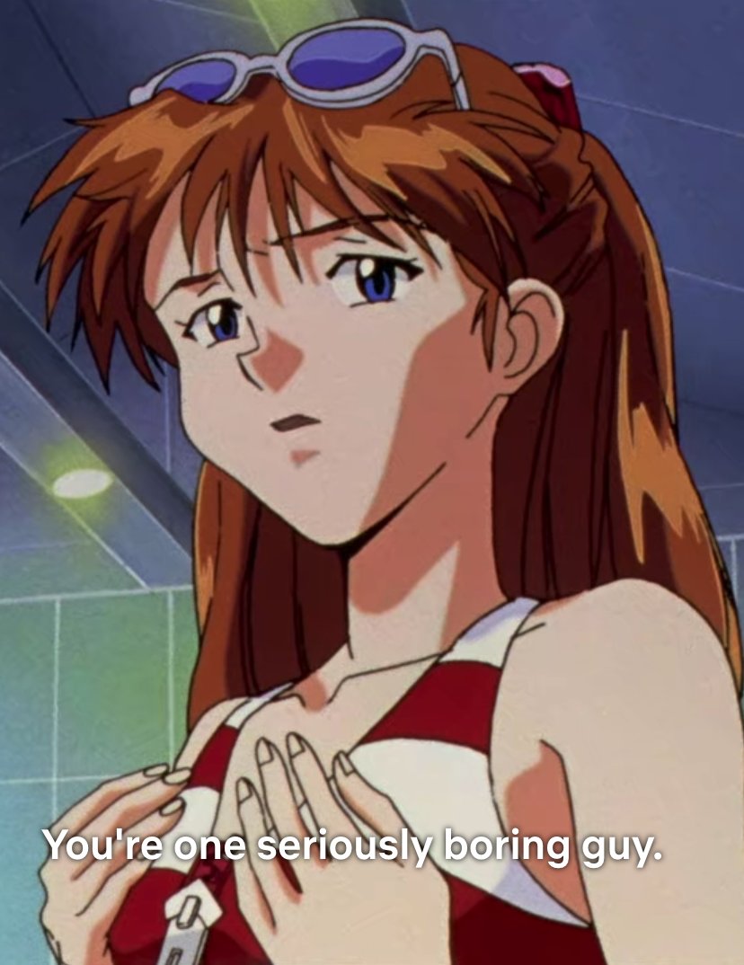 エヴァのサクラコラ Sakuraholic エヴァ英語 77 今回は新世紀エヴァンゲリオンからアスカのセリフ You Re One Seriously Boring Guy 日本語のセリフを考えてみよう ボケでも可w 過去問は下 次回もお楽しみに T Co Znhaapxps4 Twitter エヴァのサクラコラ Sakuraholic エヴァ英語 77 今回は新世紀エヴァンゲリオンからアスカのセリフ You Re One Seriously Boring Guy 日本語のセリフを考えてみよう ボケでも可w 過去問は下 次回もお楽しみに T Co Znhaapxps4 Twitter