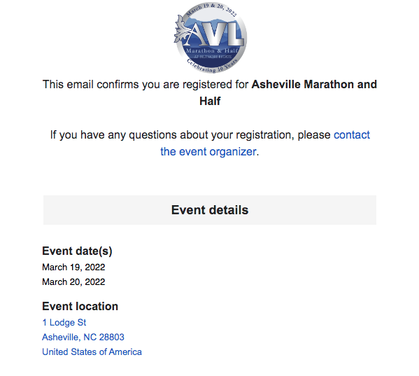 WildHawkPT's tweet photo. Christian and his wife Stef just registered for the AVL Marathon &amp; Half At Biltmore Estate! 😄

They will both be running the half marathon in March 2022. 🏃‍

Good luck to everyone who will be training for the run! 

#ashevillerunning #runAVL #AVLrunning #AVLrunner #run #running https://t.co/xdNKP3iZtv