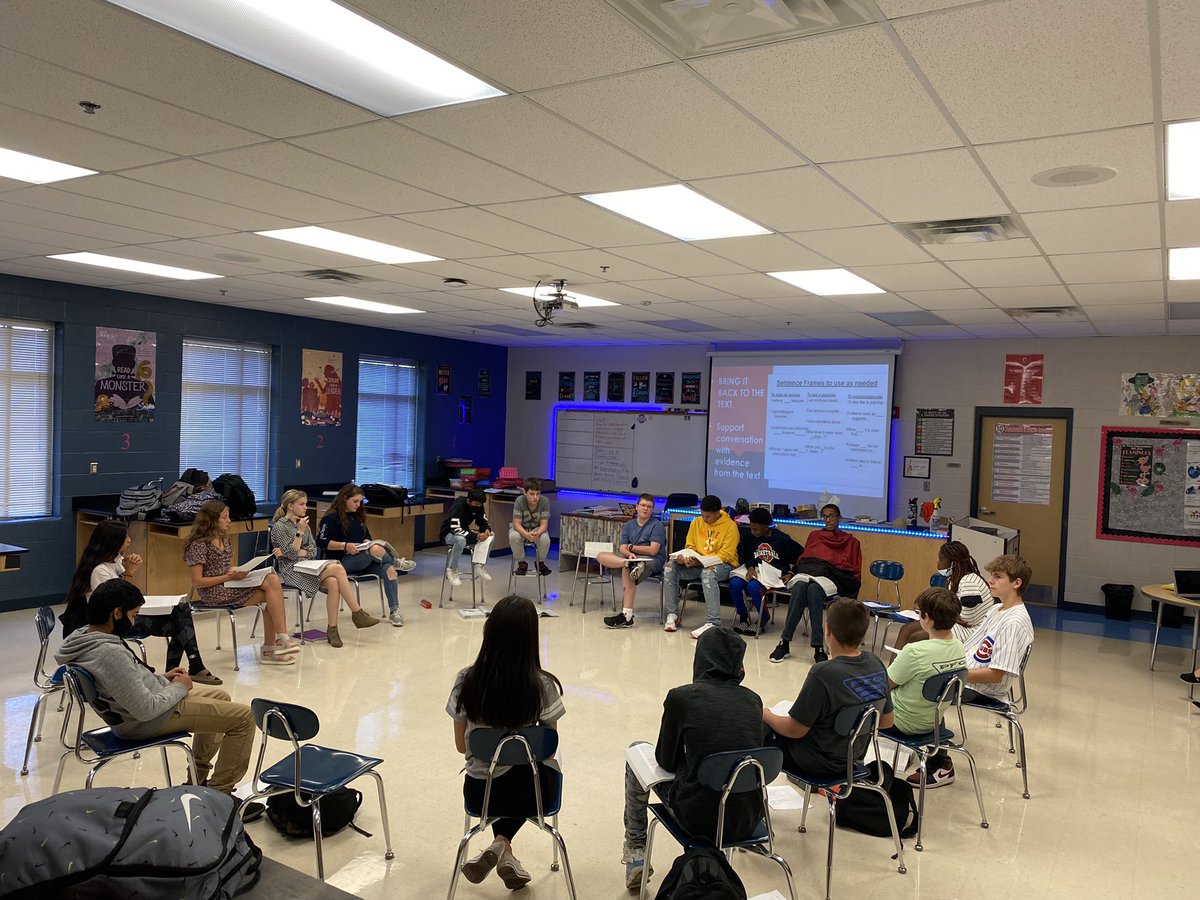 As a teacher new to ELA (moving from science) I was nervous about the Socratic seminar. Would they just sit there and stare at each other? Nope, all Spin-kids rose to the occasion. We had the BEST conversations about identity.  AWESOME DAY! #spinkidforever #chargeup