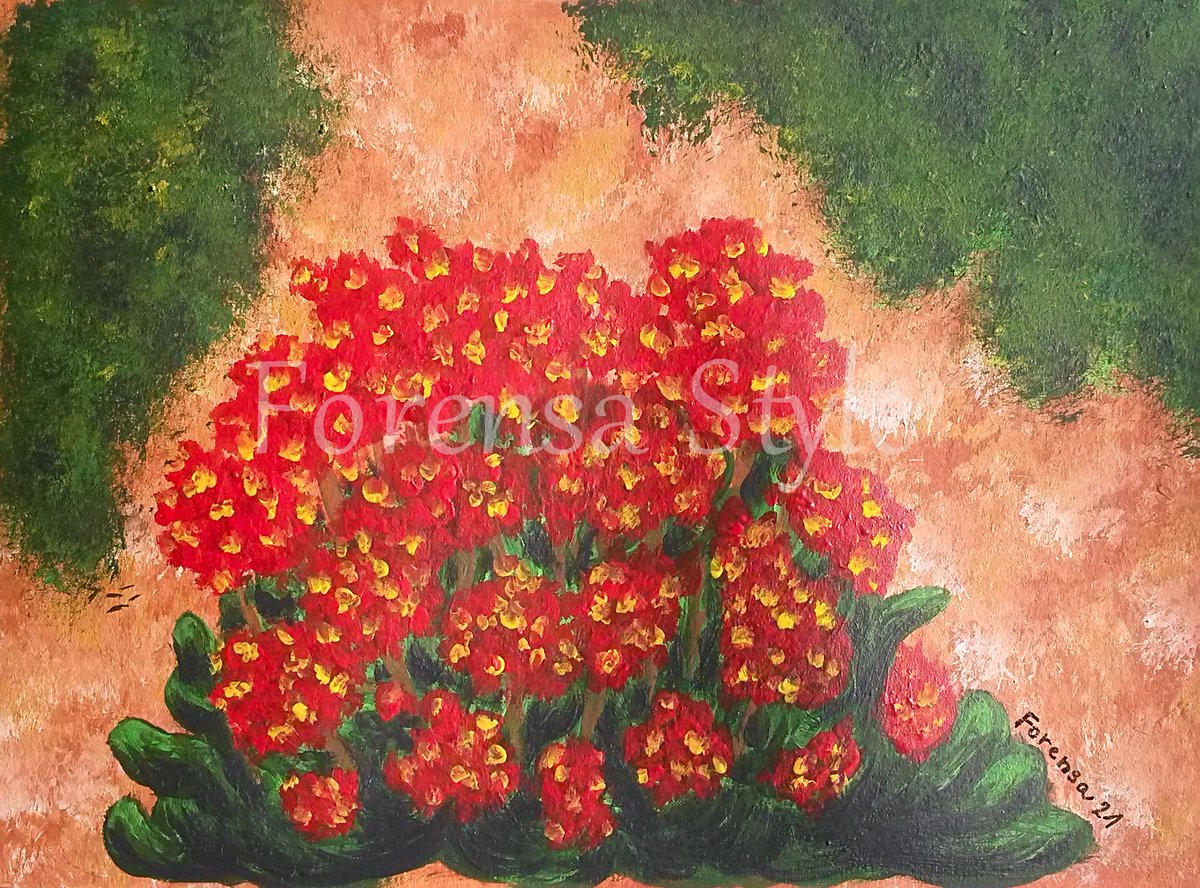 💐 Polyanthus (loose style) 🎨😃 ...
(acrylic on paper)

#forensastyle #polyanthus #primrose #primrosepainting #flowerpainting #gardenpainting #floralpainting #contemporaryart #modernart #acrylicpainting #happyart #fabriano #kohinoor #pelikan #renesans #pebeo