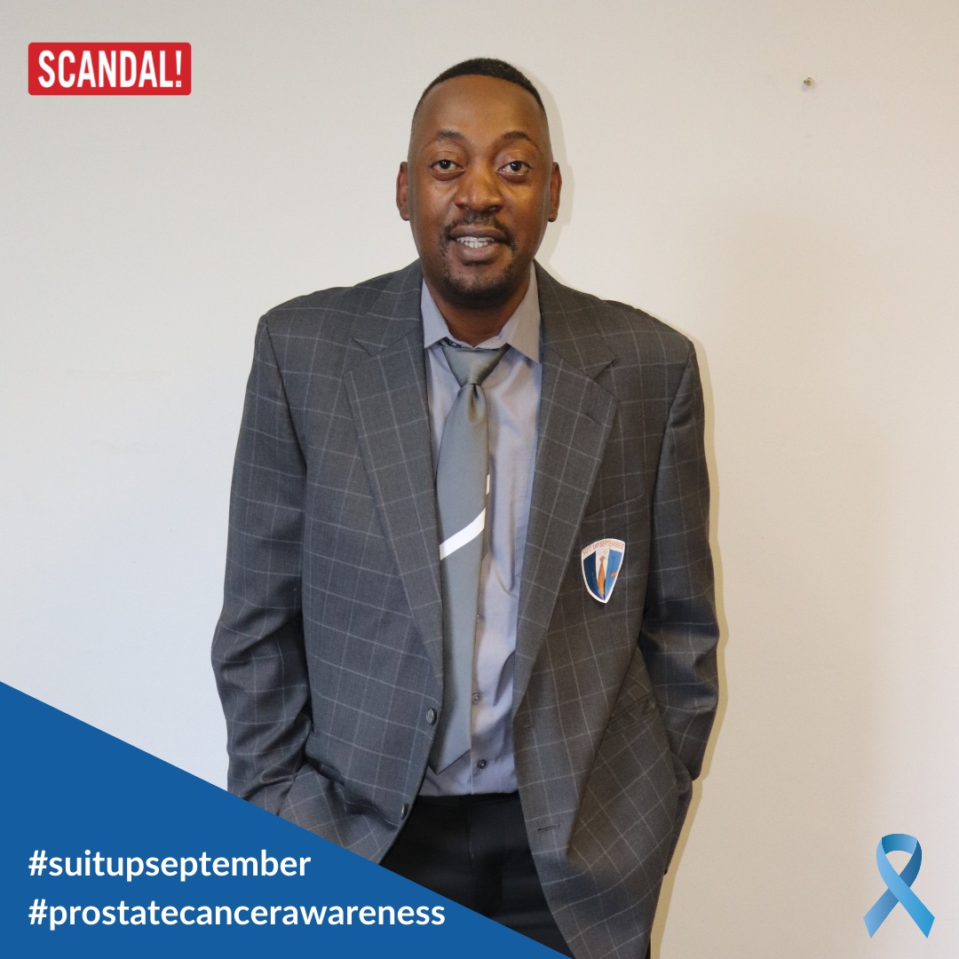 etvTheFourOfUs's tweet photo. As we come to the final day of #SuitUpSeptember 2021, Micheal Mabizela (Caiphus Legodi) is pledging support for Prostate Cancer Awareness Month and the @prostatecancersa Foundation. Remember Early Detection Saves Lives! #prostatecancerawareness https://t.co/h3KGMl5FvE