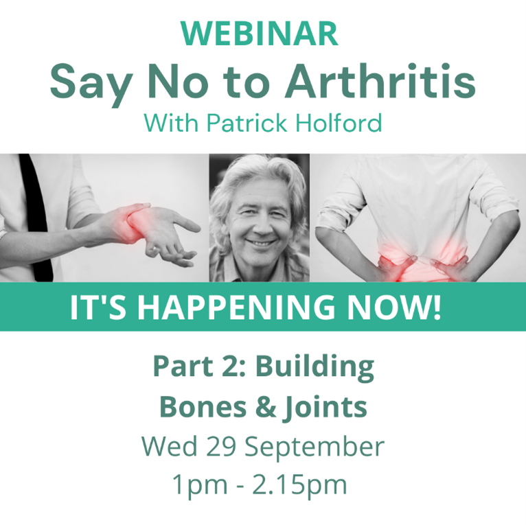 The ability to keep your bones strong depends to a large extent on how your body makes use of the calcium, magnesium and phosphorus, all of which are incorporated into bone. The webinar is starting in 30 minutes! Don’t miss out. Click here to join - ow.ly/kvno50G5hko