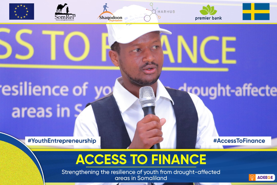 AdeegeAgency's tweet photo. Awarding winners of youth business innovation program.
@HarHub @Shaqodoonorg
#YouthEntrepreneurship
#Accesstofinance
#Adeege https://t.co/JVKXDAHiwI